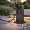 ELEKTRYCZNY SŁUPEK Lampa stojąca ogrodowa Gniazdo HERMETYCZNE-5904703027485