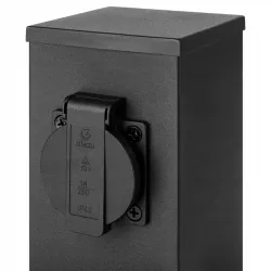 ELEKTRYCZNY SŁUPEK Lampa stojąca ogrodowa Gniazdo HERMETYCZNE-5904703027485