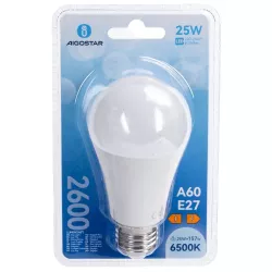 Żarówka okrągła LED A60 E27 25W 6500K 2600lm mleczna - 8433325350246