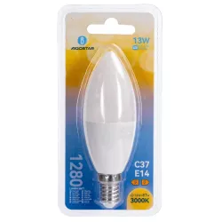 Żarówka LED C37 świecowa E14 13W biała ciepła 3000K jasna 1280lm - 8433325350338