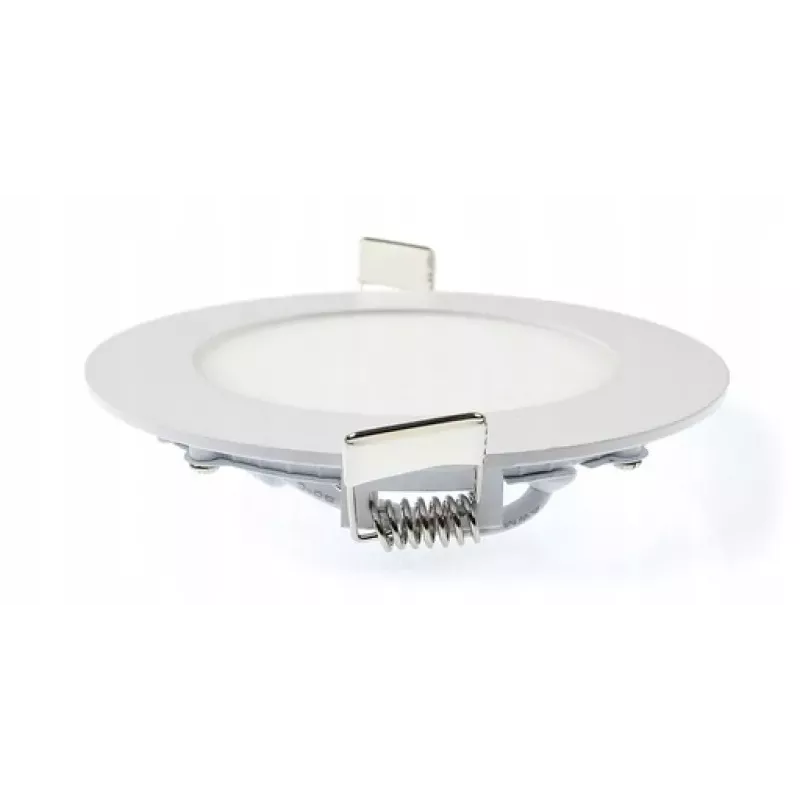 PANEL LED PODTYNKOWY OKRĄGŁY 6W PLAFON BIAŁY ZIMNY 6000K-5903002039861