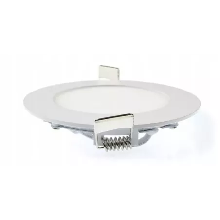 PANEL LED PODTYNKOWY OKRĄGŁY 6W PLAFON BIAŁY ZIMNY 6000K-5903002039861