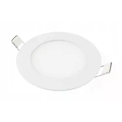 PANEL LED PODTYNKOWY OKRĄGŁY 6W PLAFON BIAŁY ZIMNY 6000K-5903002039861