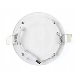 PANEL LED PODTYNKOWY OKRĄGŁY 6W PLAFON BIAŁY ZIMNY 6000K-5903002039861