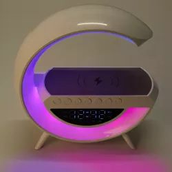 LAMPA Biurkowa LED RGB Nocna Budzik Głośnik Regulowana Szkolna NA BIURKO-5904703017622