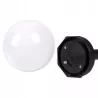 Lampa solarna ogrodowa Kula LED 30cm wbijana naziemna biała mleczna-5904703018926
