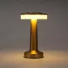 Lampa biurkowa Zulu LED 3CCT akumulator złota USB Regulowana-5904703021117