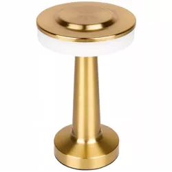 Lampa biurkowa Zulu LED 3CCT akumulator złota USB Regulowana-5904703021117