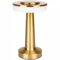 Lampa biurkowa Zulu LED 3CCT akumulator złota USB Regulowana-5904703021117