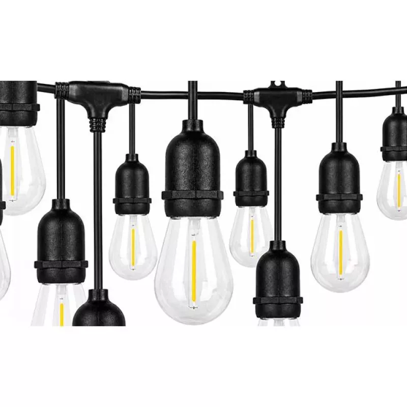 Girlanda LED 230V 15m 15x E27 2700K-5904703028956
