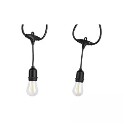 Girlanda LED 230V 15m 15x E27 2700K-5904703028956