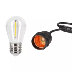 Girlanda LED 230V 15m 15x E27 2700K-5904703028956