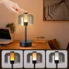Lampa stołowa przenośna Kampi 3 barwy światła 3CCT akumulator USB czarna-5904703029144
