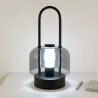 Lampa stołowa lampion latarenka przenośna LED Kampi 2w1 3CCT na USB czarna-5904703029151