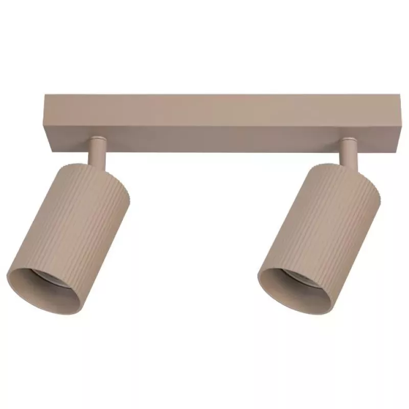 Kinkiet GU10 LED Lucerno ruchomy x2 beżowy-5904703030577