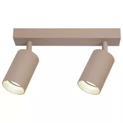 Kinkiet GU10 LED Lucerno ruchomy x2 beżowy-5904703030577
