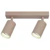 Kinkiet GU10 LED Lucerno ruchomy x2 beżowy-5904703030577