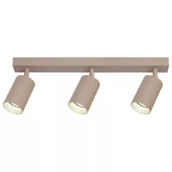 Kinkiet GU10 LED Lucerno ruchomy x3 beżowy-5904703030553