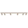 Kinkiet GU10 LED Lucerno ruchomy x6 beżowy-5904703030607