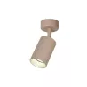 Kinkiet GU10 LED Lucerno ruchomy x1 beżowy-5904703030584