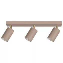 Kinkiet GU10 LED Bardo ruchomy x3 beż+złoty-5904703030652