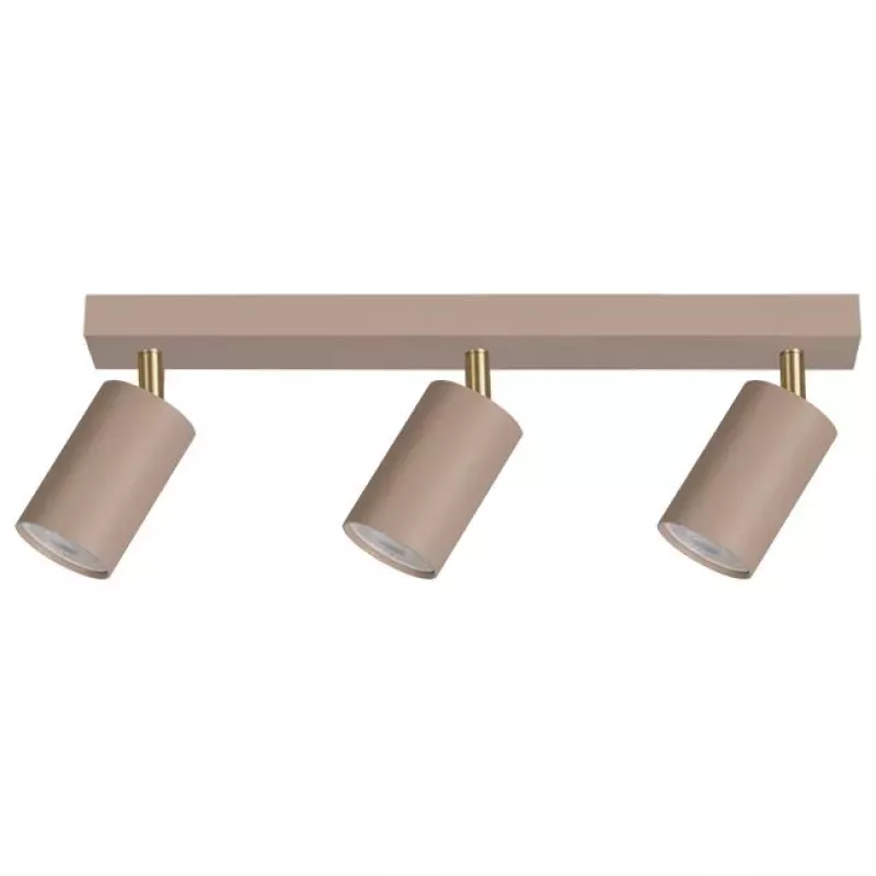 Kinkiet GU10 LED Bardo ruchomy x3 beż+złoty-5904703030652