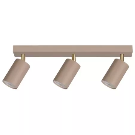 Kinkiet GU10 LED Bardo ruchomy x3 beż+złoty-5904703030652