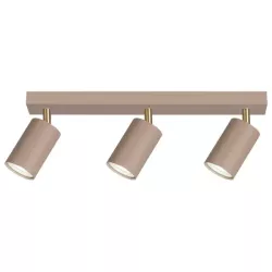 Kinkiet GU10 LED Bardo ruchomy x3 beż+złoty-5904703030652
