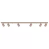 Kinkiet GU10 LED Bardo ruchomy x6 beż+złoty-5904703030638