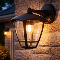 Kinkiet zewnętrzny lampa ogrodowa zewnętrzna elewacyjna ścienna E27 LED-5908263380653