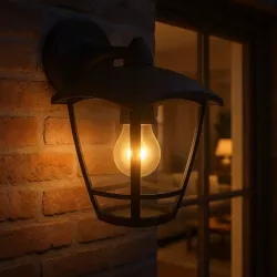 Kinkiet zewnętrzny lampa ogrodowa zewnętrzna elewacyjna ścienna E27 LED-5908263380653