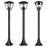 Lampa Ogrodowa stojąca słupek E27 93cm zewnętrzna LED czarna LATARNIA-5908263380691