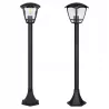 Lampa Ogrodowa stojąca słupek E27 93cm zewnętrzna LED czarna LATARNIA-5908263380691