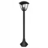 Lampa Ogrodowa stojąca słupek E27 93cm zewnętrzna LED czarna LATARNIA-5908263380691