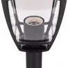 Lampa Ogrodowa stojąca słupek E27 93cm zewnętrzna LED czarna LATARNIA-5908263380691
