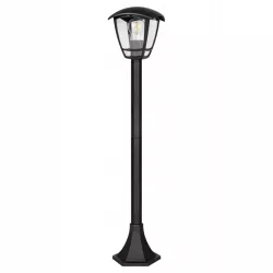 Lampa Ogrodowa stojąca słupek E27 93cm zewnętrzna LED czarna LATARNIA-5908263380691