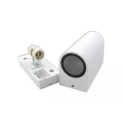 Luna Duo kinkiet ogrodowy 2xGU10 biały-5903002034248