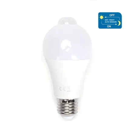 LED A60 E27 12W z czujnikiem podczerwieni - 8433325183615