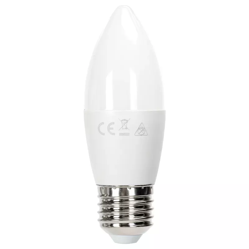 Żarówka LED C37 świecowa z grubym gwintem E27 zimna 14W 6500K 1380lm - 8433325350567