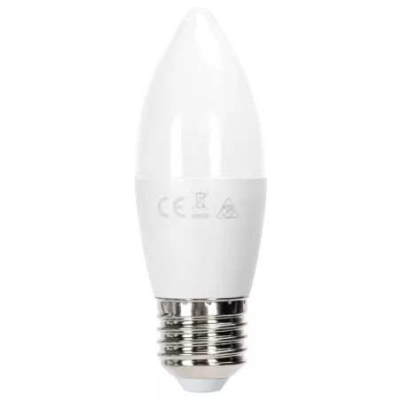 Żarówka LED C37 świecowa z grubym gwintem E27 zimna 14W 6500K 1380lm - 8433325350567