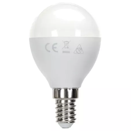Żarówka LED mleczna kulka G45 E14 13W biała ciepła 3000K jasna 1280lm - 8433325350604