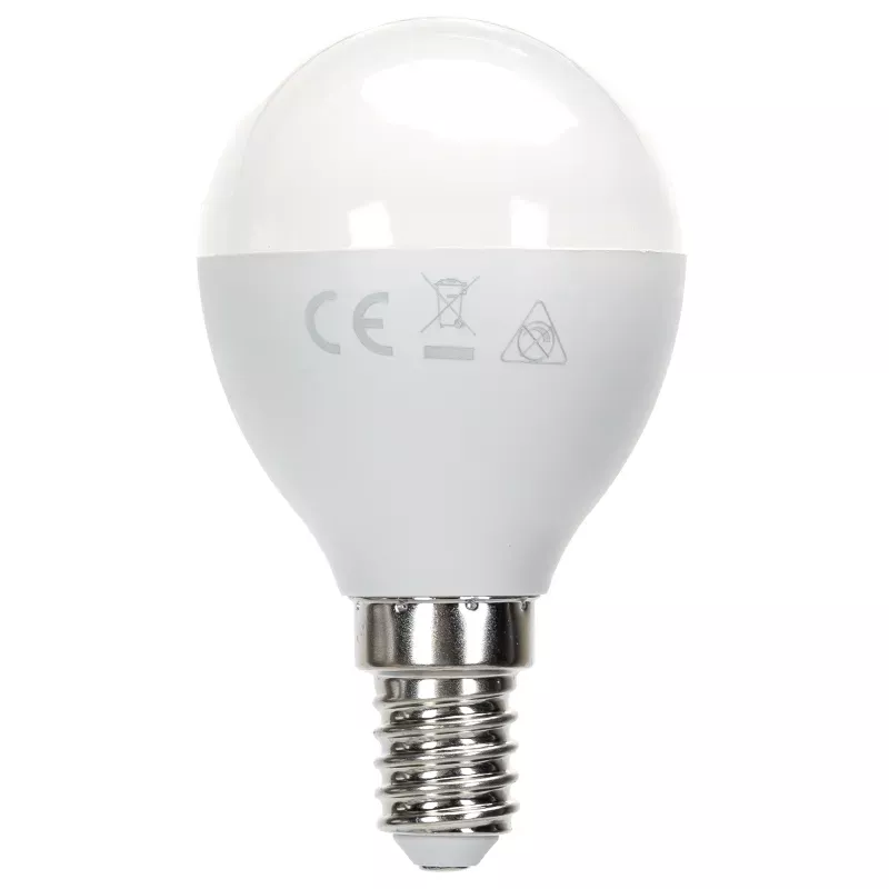 Żarówka LED mleczna kulka G45 E14 14W biała chłodna 6500K jasna 1380lm - 8433325350765