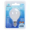 Żarówka LED mleczna kulka G45 E14 14W biała chłodna 6500K jasna 1380lm - 8433325350765