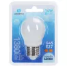 Żarówka LED mleczna kulka G45 E27 14W biała chłodna 6500K jasna 1380lm - 8433325350826
