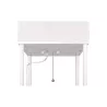 Lampa podłogowa Ganto 2 1xE27 160cm biała-5904703027430