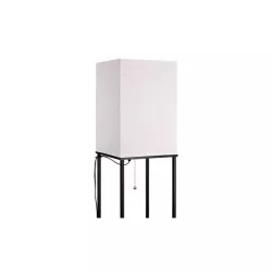 Lampa podłogowa Ganto 2 1xE27 160cm czarna-5904703027447