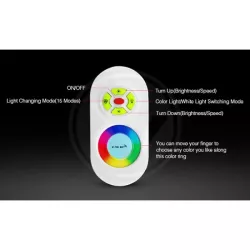 Sterownik LED RGB RF 12/24V + Pilot FUT020.-6970602180773