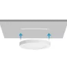 Plafon LED natynkowy okrągły 18W 6500K zimna, śr. 22,6 cm - 8433325210359