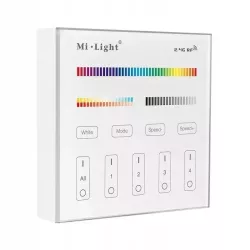 Miboxer B4 Pilot ścienny LED RGB+CCT 4-strefowy 2.4GHz Milight biały-6970602181282