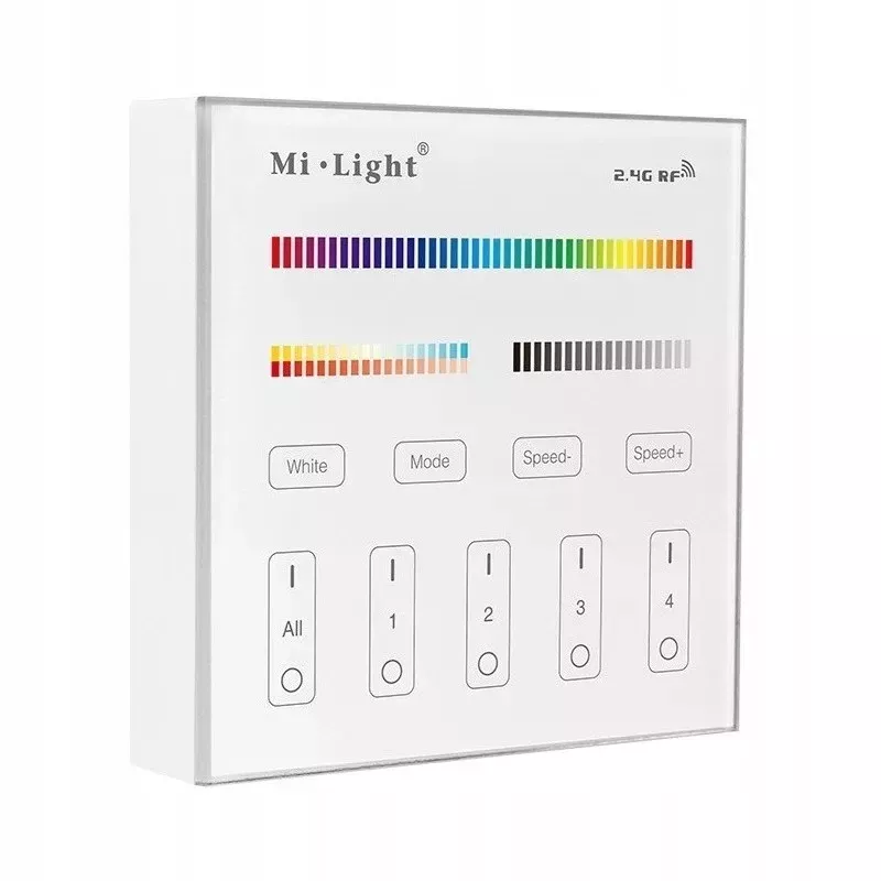 Miboxer B4 Pilot ścienny LED RGB+CCT 4-strefowy 2.4GHz Milight biały-6970602181282